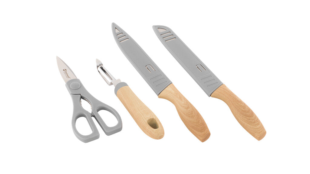Outwell Chena Knife Set w/Peeler & Scissors
