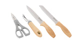 Outwell Chena Knife Set w/Peeler & Scissors