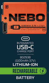 Nebo Rechargeable Battery 1100mAh - for Curvbeam 600