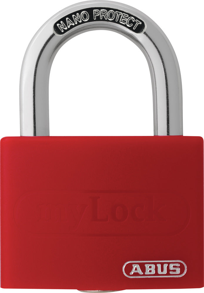 ABUS Hänglås T65AL/40 röd ask