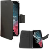 Celly Wallet Case Galaxy S23 5G Svart