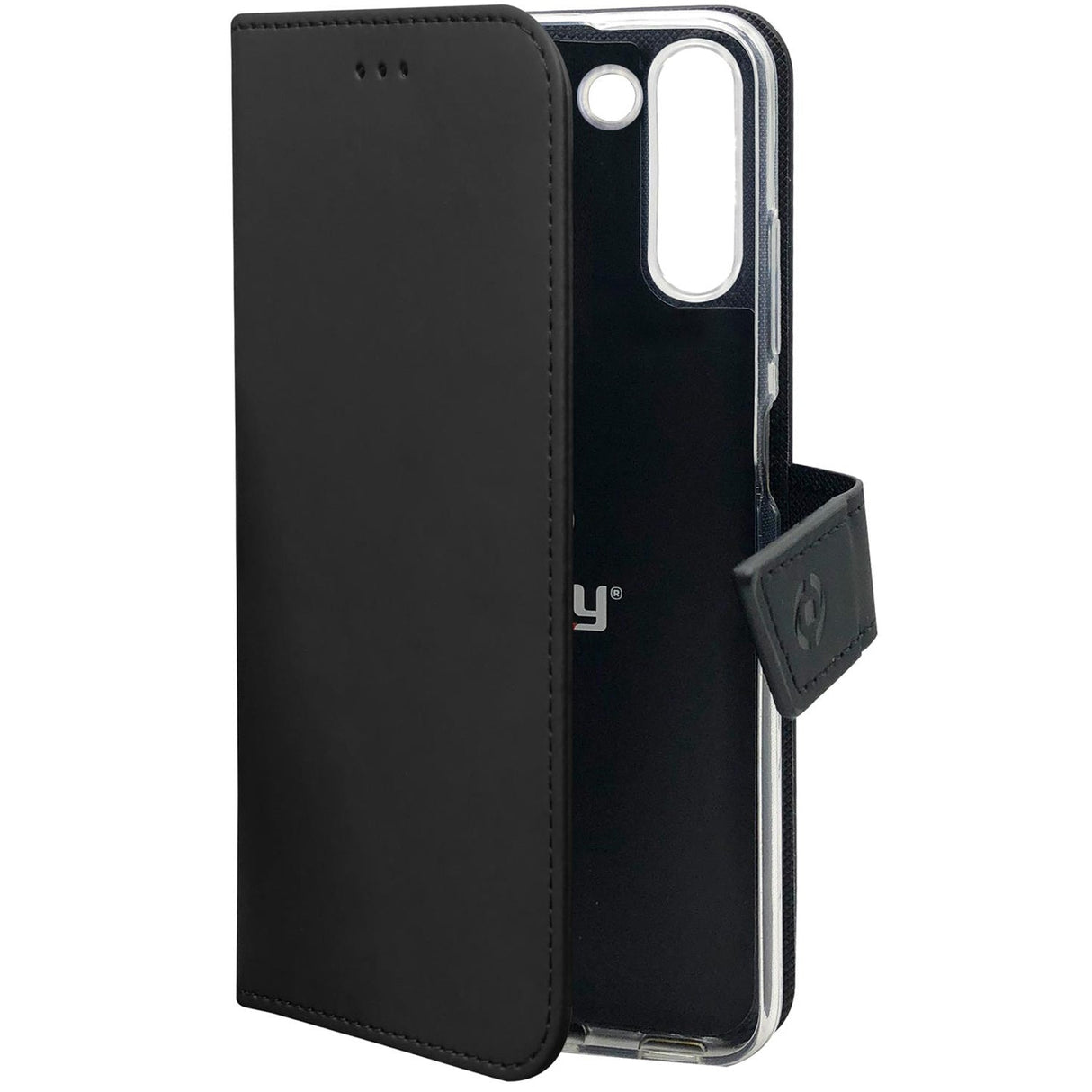 Celly Wallet Case Galaxy S23 5G Svart