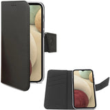 Celly Wallet Case Galaxy A12 Svart