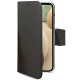 Celly Wallet Case Galaxy A12 Svart