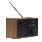Denver Radio DAB+/FM Klocka Alarm DAB-46DGR Trä/Grafitgrå