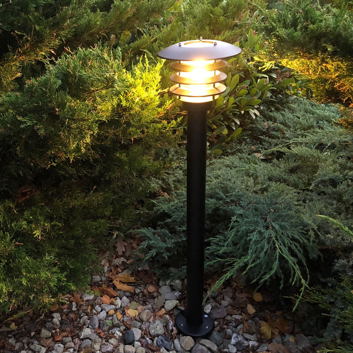 LightsOn Saturnus Pollare 90cm - Svart