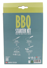 Cozze® BBQ set 4 delar: stekspade, tång, grillborste & Grillhandske