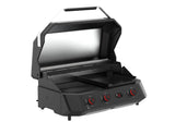 Cozze® G-800 COMBI Plancha-Grill, 3 brännare, 30mbar
