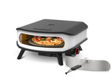Cozze® Rotate 17" pizzaugn med roterande pizzasten, LED-belysning och lucka