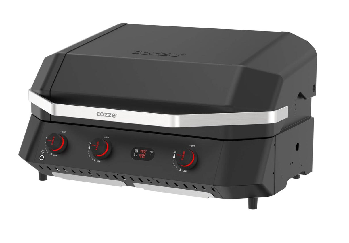 Cozze® G-800 COMBI Plancha-Grill, 3 brännare, 30mbar