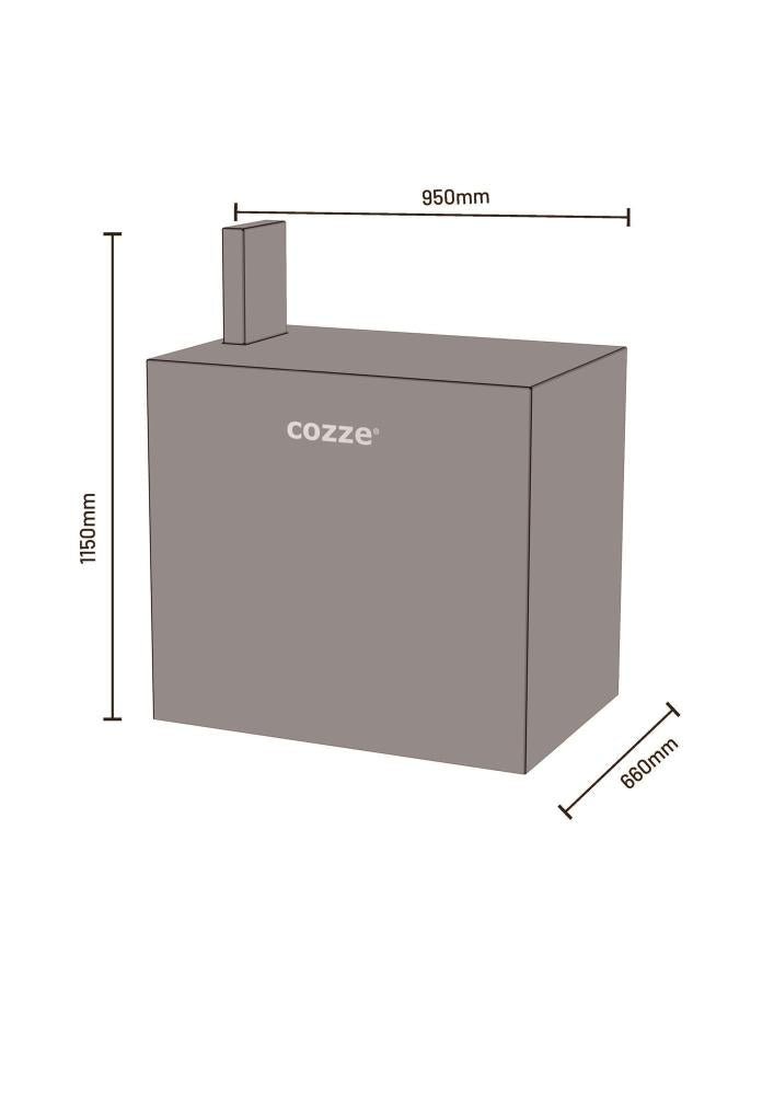 Cozze®överdrag 67x66x109 cm till Plancha och utebord