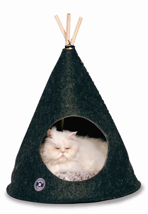 Danish Design Tee Pee Tält för Katt, Grå