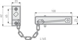 ABUS Dörrkedja SK69 N C